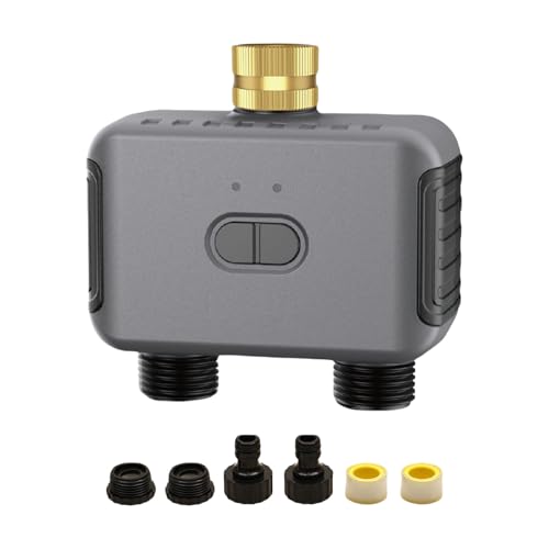 Avejjbaey Programmierbares Doppel Outlet Wasser Timer Mit Smartphone App Kontrolle Für Gesunde Rasene Blumenbeett Gartenanlagen Wartung Gartenbewässerung Controller Avejjbaey Programmierbares Doppel Outlet Wasser Timer Mit Smartphone App Kontrolle Für Gesunde Rasene Blumenbeett Gartenanlagen Wartung Gartenbewässerung Controller von Avejjbaey