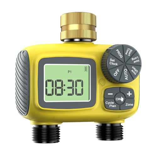 Avejjbaey Schlauchsprinkler Timer Autobewässerungs Controller Für Effiziente Bediener Bediener Für Die Anlagenpflege Für Automatische Gartenwässerungssystem des Gartens Mit LCD von Avejjbaey
