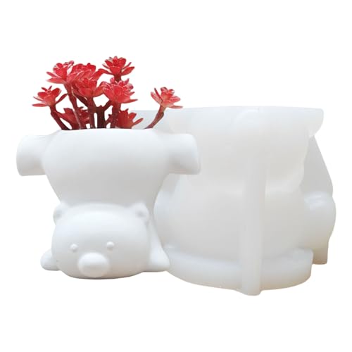 Bärenfigur Silikonformen Für Epoxidharz Topf Pflanzer Tierform Vase Silikonformen Für Die Der Heimdekoration von Avejjbaey