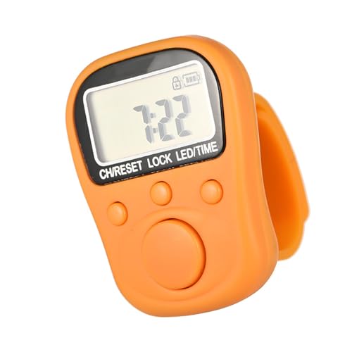 Einstellbare Silikonringe Elektronischer Zähler 6 Ziffern LCD Anzeige 7 Mehrfach Task Kanal Für Genaue Zähleffizienz Mehrere Kanal Fitness Reps von Avejjbaey