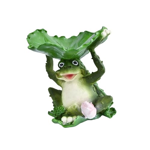 Avejjbaey Froschstatue Vogelfutterharze Figur Für Garten Und Terrassen Freien Freien Dekorative Statue Vogel Fütterung Station Gartenverzierung Avejjbaey Froschstatue Vogelfutterharze Figur Für Garten Und Terrassen Freien Freien Dekorative Statue Vogel Fütterung Station Gartenverzierung von Avejjbaey