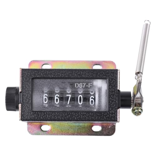 Handheld Manual Mechanical Tallies Counter 5-Ziffer Display 0-99999 Für Textile Geräte Coaching Strickvorgänge Mechanischer Zähler Für Die Bestandsverfolgung von Avejjbaey
