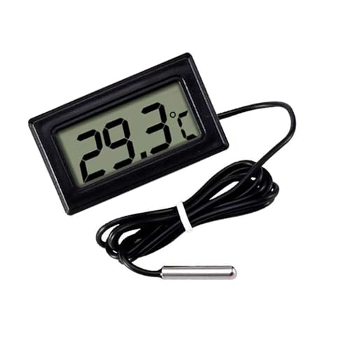 LCD Thermometer Digitale Temperaturmonitor Mit Sondenmessmesser Für Kühlschrankaquarium Gefriersensoren von Avejjbaey