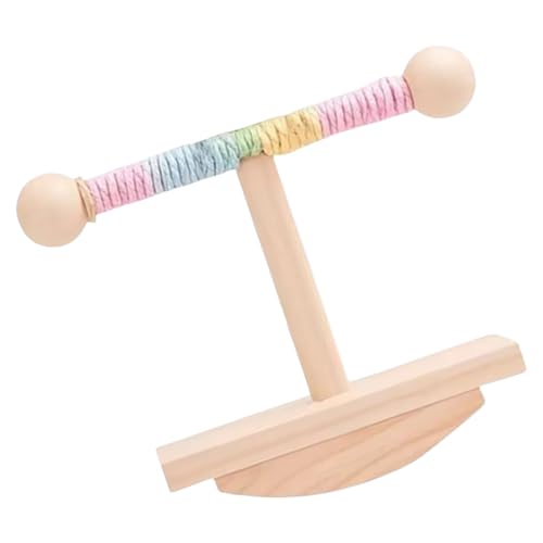 Vogel-Trainingsspielplätze, Naturholz, Schaukelständer, Intelligenzanreicherung für geistige Stimulation, Balance-Übungen, Schreibtisch-Vogel-Sitzstangen mit Schaukelbasis Vogel-Trainingsspielplätze, Naturholz, Schaukelständer, Intelligenzanreicherung für geistige Stimulation, Balance-Übungen, Schreibtisch-Vogel-Sitzstangen mit Schaukelbasis von Avejjbaey