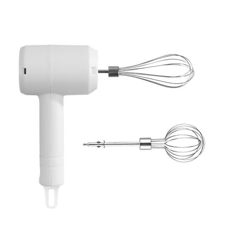 Wiederaufladbare Handheld Mixer 3 Verstellbare Geschwindigkeit Nicht Raus Stahl Whiskuslosen Küchen Gadget Zum Schlagsahne Tragbare Eierschläger von Avejjbaey