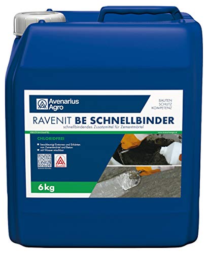 Ravenit BE Schnellbinder Beton Zement Schnell Erhärter (6 kg) von Avenarius Agro
