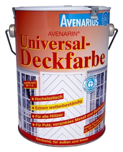 Avenarius Universal-Deckfarbe 2,5L(Cremeweiß) von Avenarius