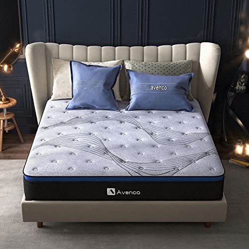 Avenco Matelas 80×190, Niveau de fermeté H1, matelas à ressorts ensachés 3 Zones, matelas à Mousse gonflable en Gel, Hauteur 24 cm, certifié Oeko-Tex,80×190×24 cm von Avenco