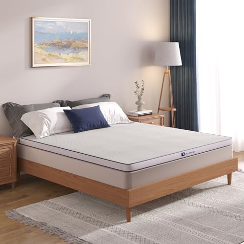 Avenco Topper 90x200cm,7.5cm Höhe Gel Topper aus Bambusfasern,Matratzentopper mit Abnehmbarem und Waschbarem Bezug,Atmungsaktive Matratzenschoner,CertiPUR-US Zertifiziert und öko-tex von Avenco