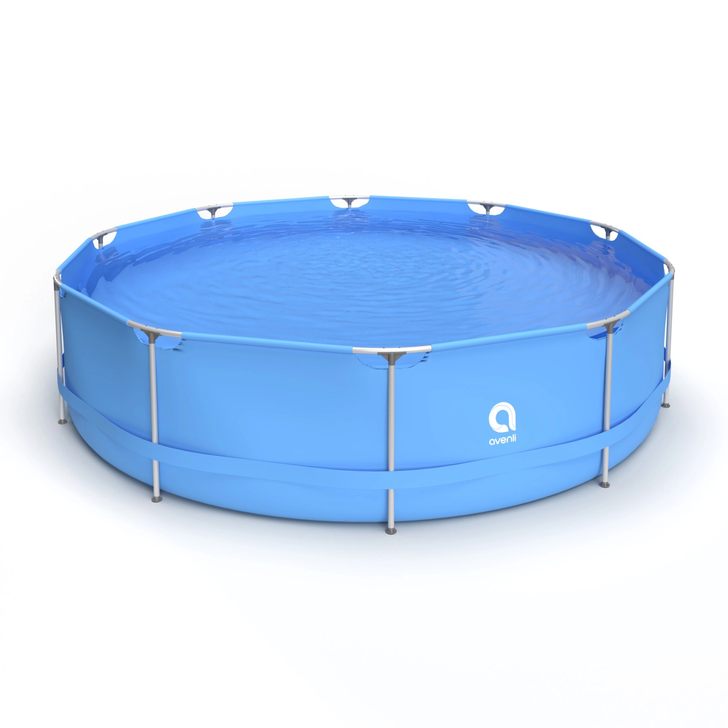 Avenli Frame Pool Runder Stahlrahmenpool 360 x 76 cm Blau ohne Pumpe mit Anleitung Avenli Frame Pool Runder Stahlrahmenpool 360 x 76 cm Blau ohne Pumpe mit Anleitung von Avenli