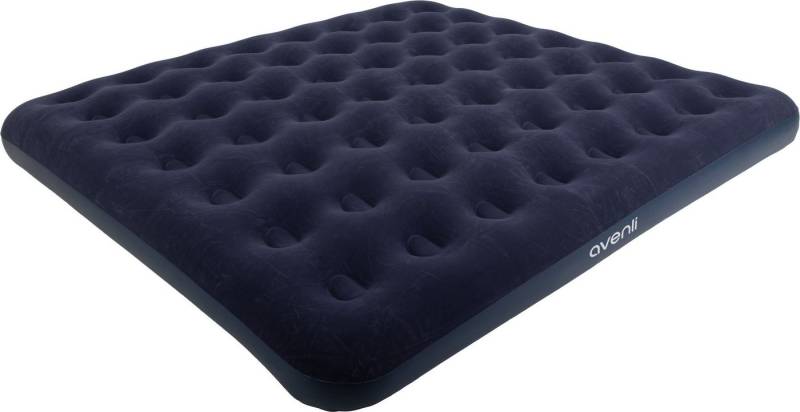 Avenli Luftbett Luftmatratze Camping 203x183x22cm für 2 Personen, (Gästebett Matratze aufblasbar Ideal als Reisebett oder Isomatte, 1-tlg), Aufblasbares Bett für Indoor und Outdoor mit beflockter Oberfläche von Avenli