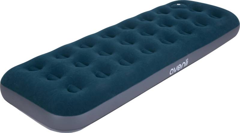 Avenli Luftbett Luftmatratze Camping 191x73x22cm für 1 Person, (Gästebett Matratze aufblasbar Ideal als Reisebett oder Isomatte), Aufblasbares Bett für Indoor und Outdoor mit beflockter Oberfläche von Avenli