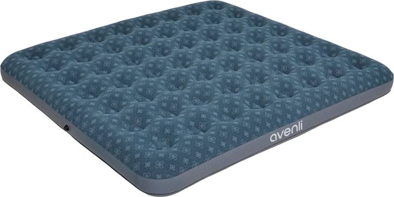 Avenli Luftbett Luftmatratze Camping 203x183x22cm für 2 Personen, (Gästebett Matratze aufblasbar Ideal als Reisebett oder Isomatte, 1-tlg), Aufblasbares Bett für Indoor und Outdoor mit beflockter Oberfläche von Avenli