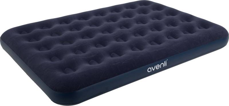 Avenli Luftbett Luftmatratze Camping 191x137x22cm, (Gästebett Matratze aufblasbar Ideal als Reisebett oder Isomatte, 1-tlg), Aufblasbares Bett für Indoor und Outdoor mit beflockter Oberfläche von Avenli