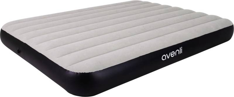 Avenli Luftbett Luftmatratze Camping 203x152x25 cm für 2 Personen, (Gästebett Matratze aufblasbar Ideal als Reisebett oder Isomatte, 1-tlg), Aufblasbares Bett für Indoor und Outdoor mit beflockter Oberfläche von Avenli