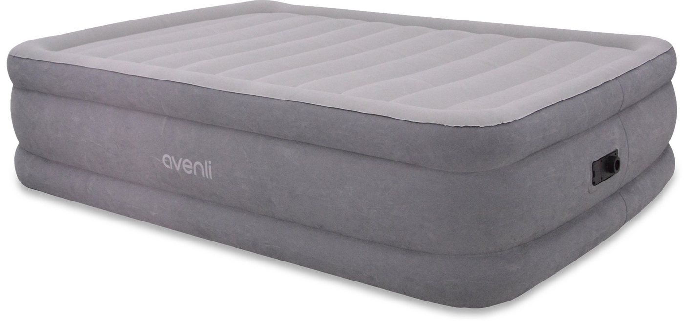 Avenli Luftbett selbstaufblasende Luftmatratze mit integrierter Pumpe 203x152x51 cm, (Doppelbett für 2 Personen), Inklusive Tragetasche und Reparaturaufkleber von Avenli