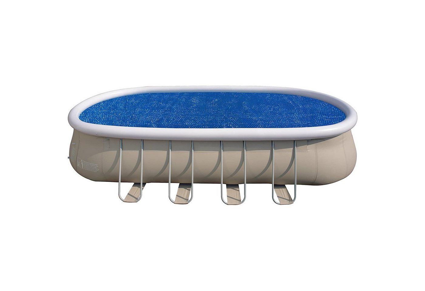 Avenli Pool-Abdeckplane Solarabdeckplane 504x260 cm (Solarabdeckung für Stahlrahmenpools), Solarplane für ovale 540 x 304 cm Frame Pools von Avenli