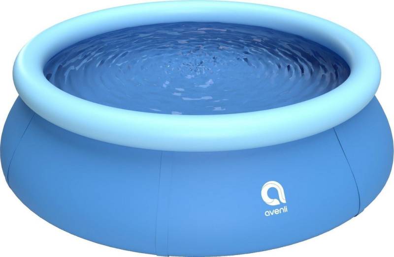 Avenli Pool Prompt Set Pool 244 x 63 cm (Aufstellpool mit aufblasbarem Ring), Swimmingpool auch als Ersatzpool geeignet von Avenli