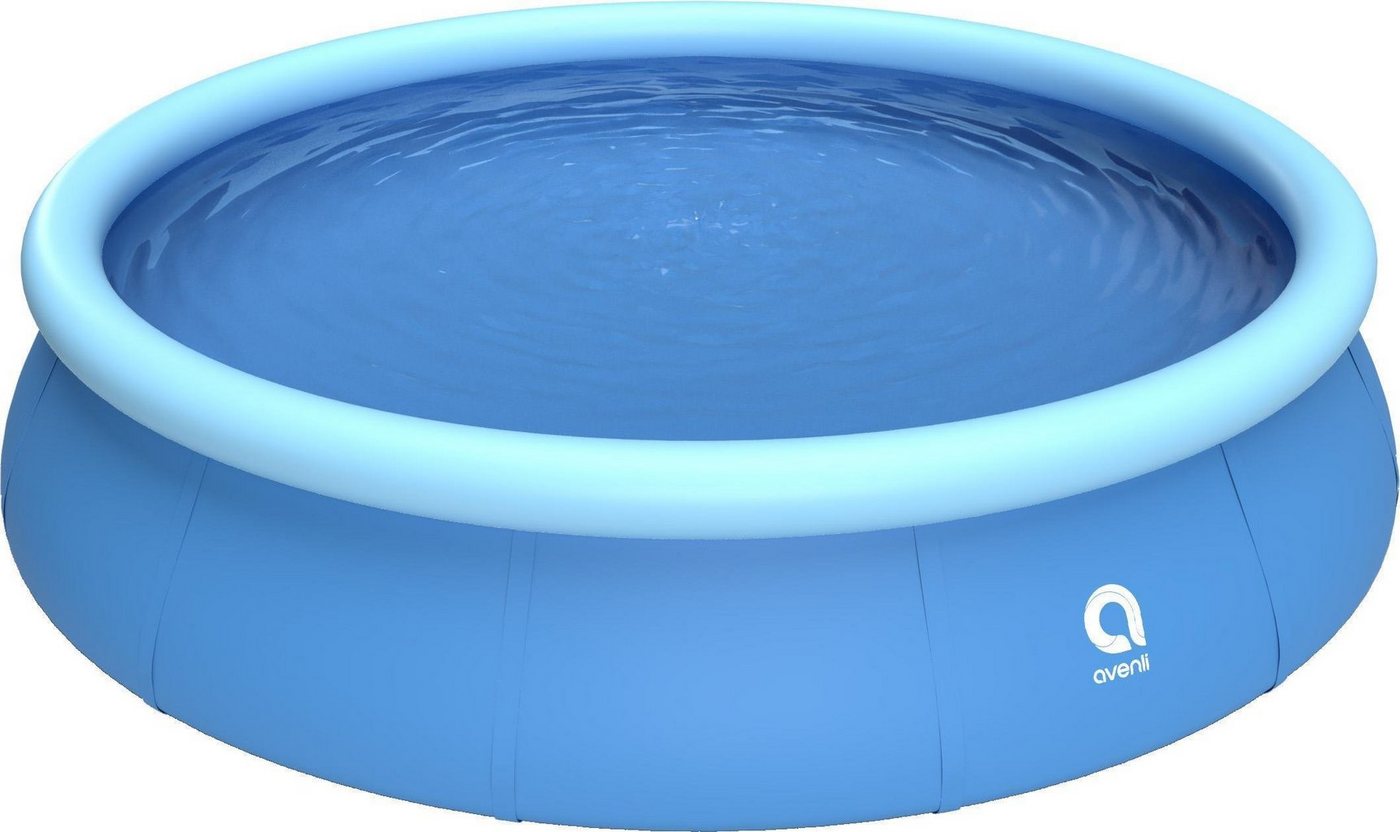 Avenli Quick-Up Pool Prompt Set Pool 420 x 84 cm (Aufstellpool mit aufblasbarem Ring), Swimmingpool auch als Ersatzpool geeignet von Avenli