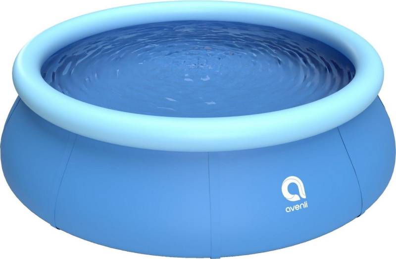 Avenli Quick-Up Pool Prompt Set Pool Ø 305 x 76 cm (Aufstellpool mit aufblasbarem Ring), Swimmingpool auch als Ersatzpool geeignet von Avenli