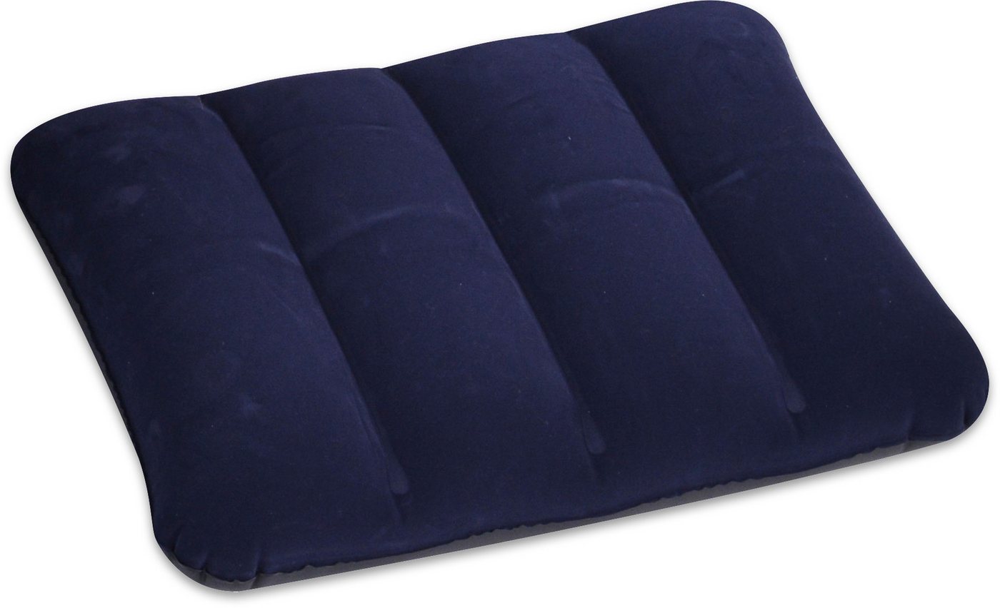 Avenli Reisekissen Aufblasbares Reise-Kopfkissen 48x34x12 cm, Packung, 1-tlg., beflockte Oberfläche von Avenli
