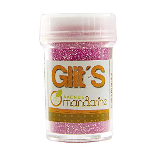 Avenue Mandarine 42744O Glitter Glit's Flakon (14g, mit praktischem Streuaufsatz zur leichten Handhabung, ideal für Kinder) 1 Stück Neon rosa von Avenue Mandarine