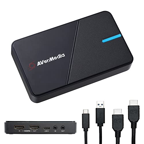 AVerMedia HDMI Capture Card - Gaming, Video-Streaming, 4K Capture-Karte für PS5, Xbox Series X/S, Xbox One, PS4, Nintendo Switch, Windows, Mac, HDR & VRR Unterstützung - GC551G2 Live Gamer Extreme 3 von AverMedia