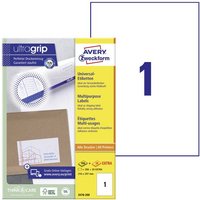 Avery-Zweckform 3478-200 Universal-Etiketten 210 x 297mm Papier Weiß 200 St. Permanent haftend Farb Avery-Zweckform 3478-200 Universal-Etiketten 210 x 297mm Papier Weiß 200 St. Permanent haftend Farb von Avery-Zweckform