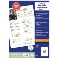 AVERY Zweckform Bewerbungs-Sets Inkjet DIN A4 seidenmatt 100 g/m² von Avery Zweckform