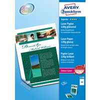 AVERY Zweckform Fotopapier Colour Laser DIN A4 glänzend 120 g/m² von Avery Zweckform