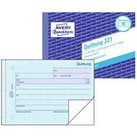 AVERY Zweckform Quittung, inkl. MwSt. Formularbuch 321 - 2 x 50 Blatt von Avery Zweckform