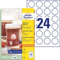 AVERY Zweckform Etiketten 5080 weiß 40,0 x 40,0 mm von Avery Zweckform