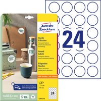 AVERY Zweckform Etiketten L3415-10 weiß 40,0  x 40,0 mm von Avery Zweckform