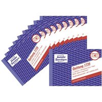 Avery-Zweckform 1735-10 Quittungen DIN A6 quer Anzahl der Blätter: 40 Weiß, Gelb 10St. von Avery-Zweckform