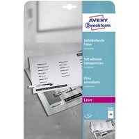 Avery-Zweckform 3482 Selbstklebefolie DIN A4 Laserdrucker Transparent 25St. Avery-Zweckform 3482 Selbstklebefolie DIN A4 Laserdrucker Transparent 25St. von Avery-Zweckform