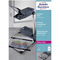 Avery-Zweckform 3561 Overhead-Projektor-Folie DIN A4 Laserdrucker, Farblaserdrucker, Kopierer, Farbk von Avery-Zweckform