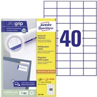 Avery-Zweckform 3651-200 Universal-Etiketten 52.5 x 29.7mm Papier Weiß 8800 St. Permanent haftend L Avery-Zweckform 3651-200 Universal-Etiketten 52.5 x 29.7mm Papier Weiß 8800 St. Permanent haftend L von Avery-Zweckform