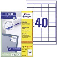 Avery-Zweckform 3657-200 Universal-Etiketten 48.5 x 25.4mm Papier Weiß 8800 St. Permanent haftend F Avery-Zweckform 3657-200 Universal-Etiketten 48.5 x 25.4mm Papier Weiß 8800 St. Permanent haftend F von Avery-Zweckform