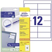 Avery-Zweckform 4781 Universal-Etiketten 97 x 42.3mm Papier Weiß 360 St. Permanent haftend Tintenst von Avery-Zweckform