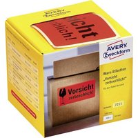 Avery-Zweckform 7211 Warnetiketten 100 x 50mm Papier Neonrot 200 St. Permanent haftend Avery-Zweckform 7211 Warnetiketten 100 x 50mm Papier Neonrot 200 St. Permanent haftend von Avery-Zweckform