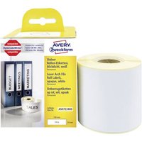 Avery-Zweckform Etiketten (Rolle) 190 x 54mm Papier Weiß 110 St. Permanent haftend Ordner-Etiketten von Avery-Zweckform