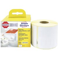 Avery-Zweckform Etiketten (Rolle) 70 x 54mm Papier Weiß 320 St. Permanent haftend Universal-Etikett von Avery-Zweckform