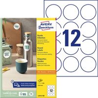 Avery-Zweckform L3416-100 Universal-Etiketten Ø 60mm Papier Weiß 1200 St. Permanent haftend Tinten Avery-Zweckform L3416-100 Universal-Etiketten Ø 60mm Papier Weiß 1200 St. Permanent haftend Tinten von Avery-Zweckform