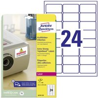 Avery-Zweckform L6141-20 Kraftkleber-Etiketten 63.5 x 33.9mm Polyester-Folie Weiß 480 St. Permanent Avery-Zweckform L6141-20 Kraftkleber-Etiketten 63.5 x 33.9mm Polyester-Folie Weiß 480 St. Permanent von Avery-Zweckform