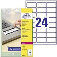 Avery-Zweckform L6146-20 Sicherheits-Etiketten 63.5 x 33.9mm Polyester-Folie Weiß 480 St. Permanent von Avery-Zweckform