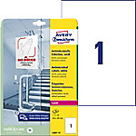 Avery L8001-10 Antimikrobielle Etiketten DIN A4 Weiß 210 x 297 mm 10 Blatt à 1 Etiketten von Avery