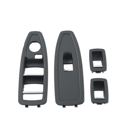 Avfpra Auto Innen Türgriff Für 1 3 4 Serie F20 F30 F31 F34 F35 F36 Schwarz Beige Carbon LHD RHD Auto Innen Tür Fenster Schalter Panel Abdeckung Ersatz Innentürgriffe(B-Black 4piece Set) von Avfpra
