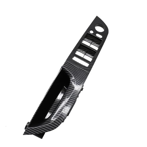 Avfpra Auto Innen Türgriff Für 3 Serie E90 E91 316 318 320 325 328 LHD Links Fahrer Carbon Fiber Innen Tür Pull Griff Armlehne Panel Vollen Satz(35.5 High-end) von Avfpra