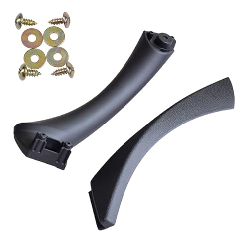 Avfpra Auto Innen Türgriff Für 3 Serie E90 E91 E92 316 318 320 325 328i 2004-2012 Schwarz Beige Auto Innen Tür Pull Griff Oder Abdeckung Trim Ersatz(Black-Set-Right) von Avfpra