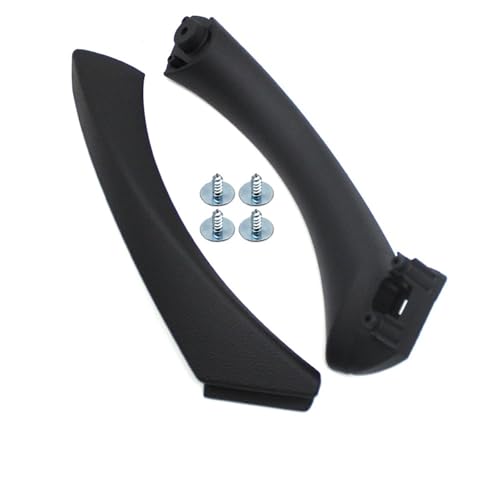 Avfpra Auto Innen Türgriff Für 3 Serie E90 E91 E92 316 318 320 325 328i Schwarz Beige Auto Innen Links Rechts Tür Innere Griff Panel Pull Trim Abdeckung(Black-Right-Set) von Avfpra
